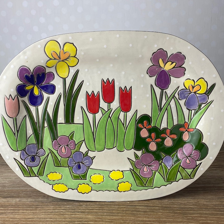 Spring Garden Platter