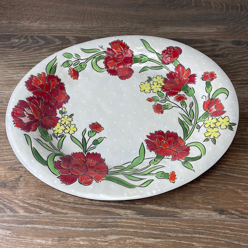 Hand Painted Platter