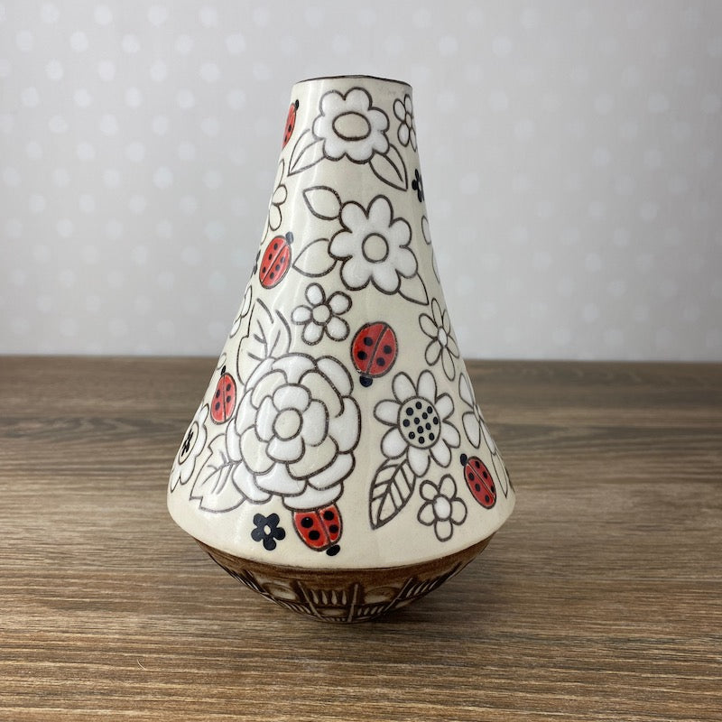 Ladybug Vase