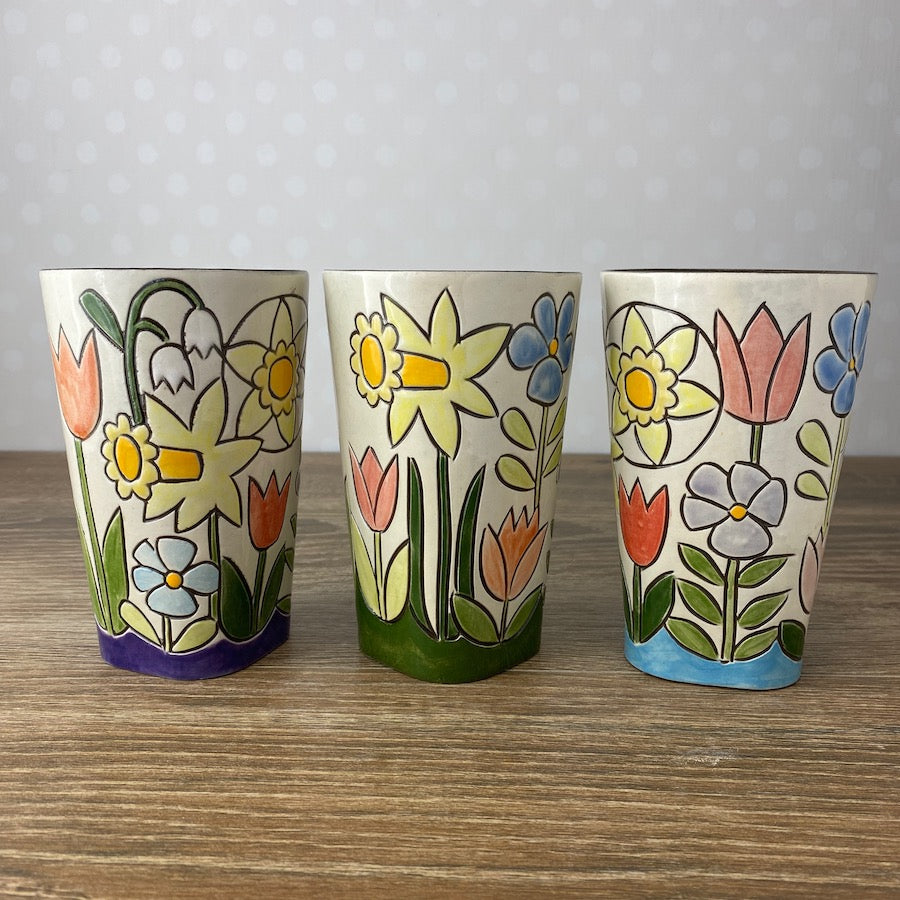 Spring Floral Tumbler