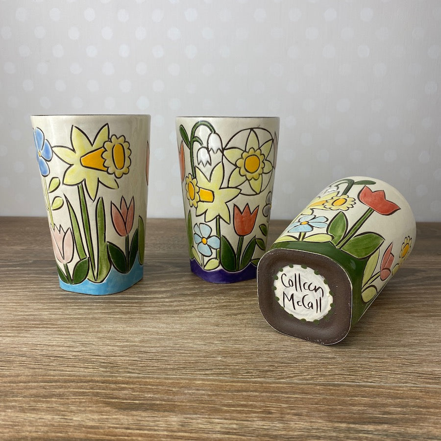 Spring Floral Tumbler
