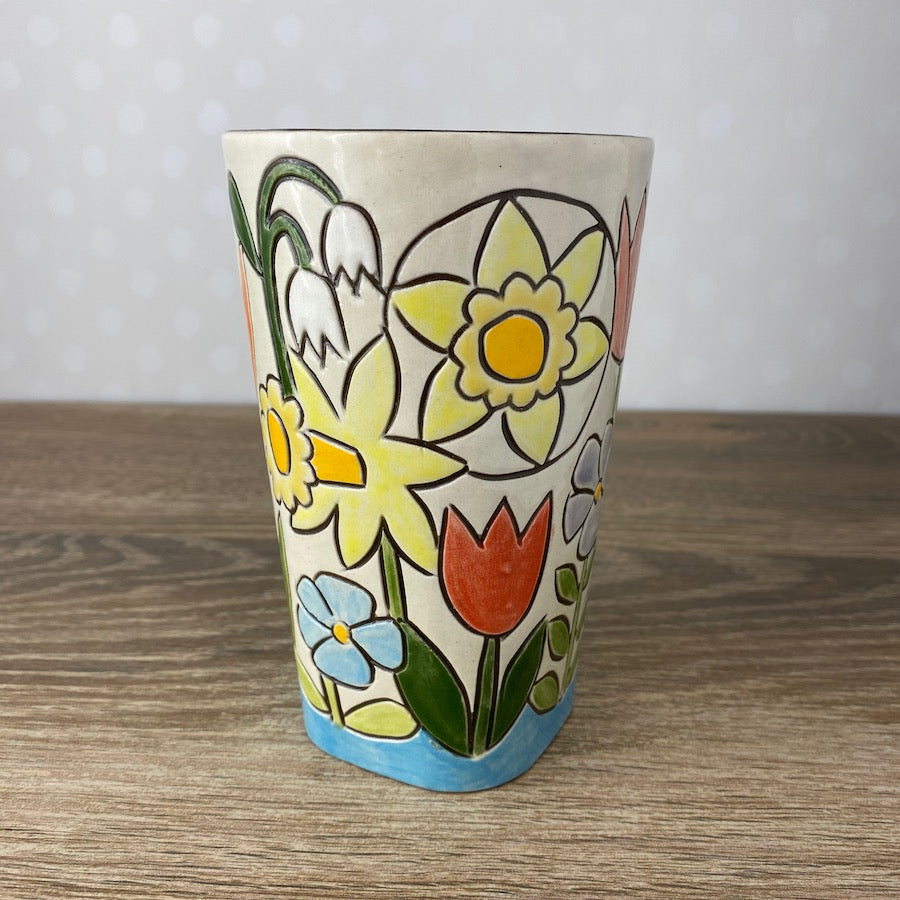 Spring Floral Tumbler