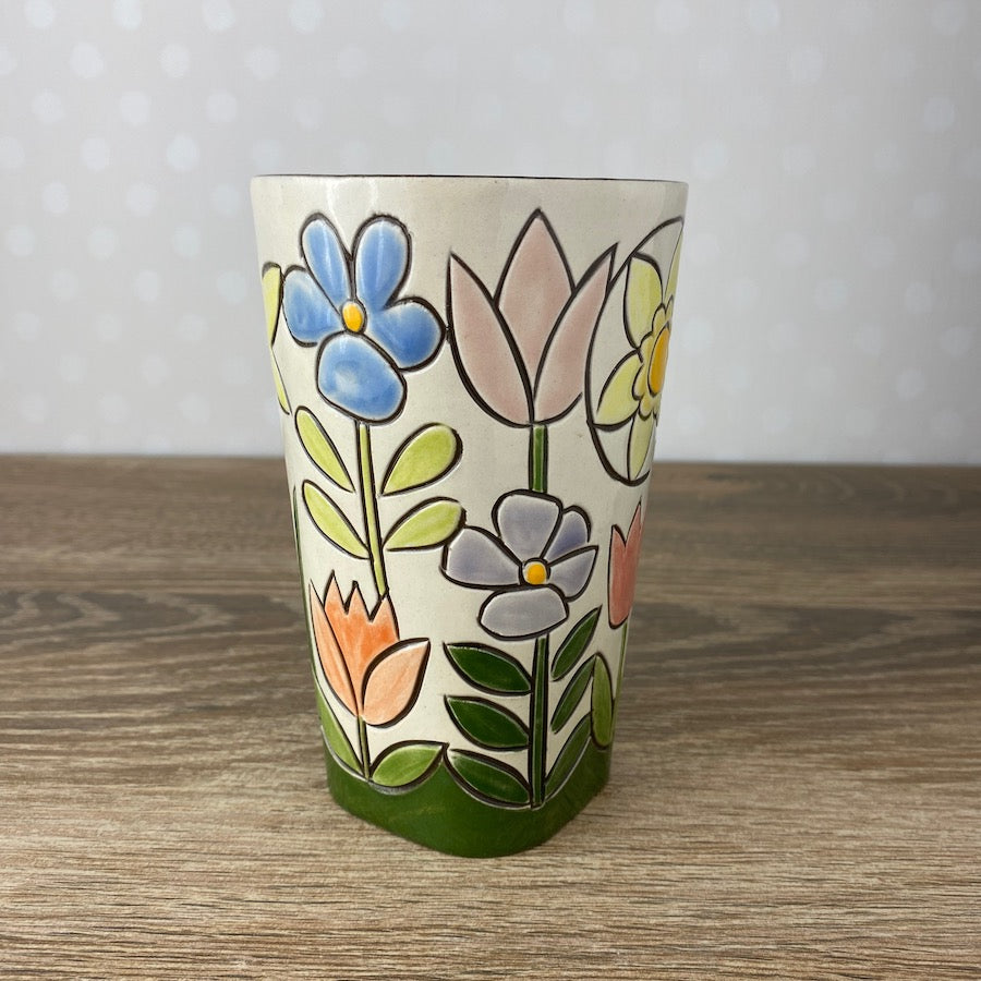 Spring Floral Tumbler
