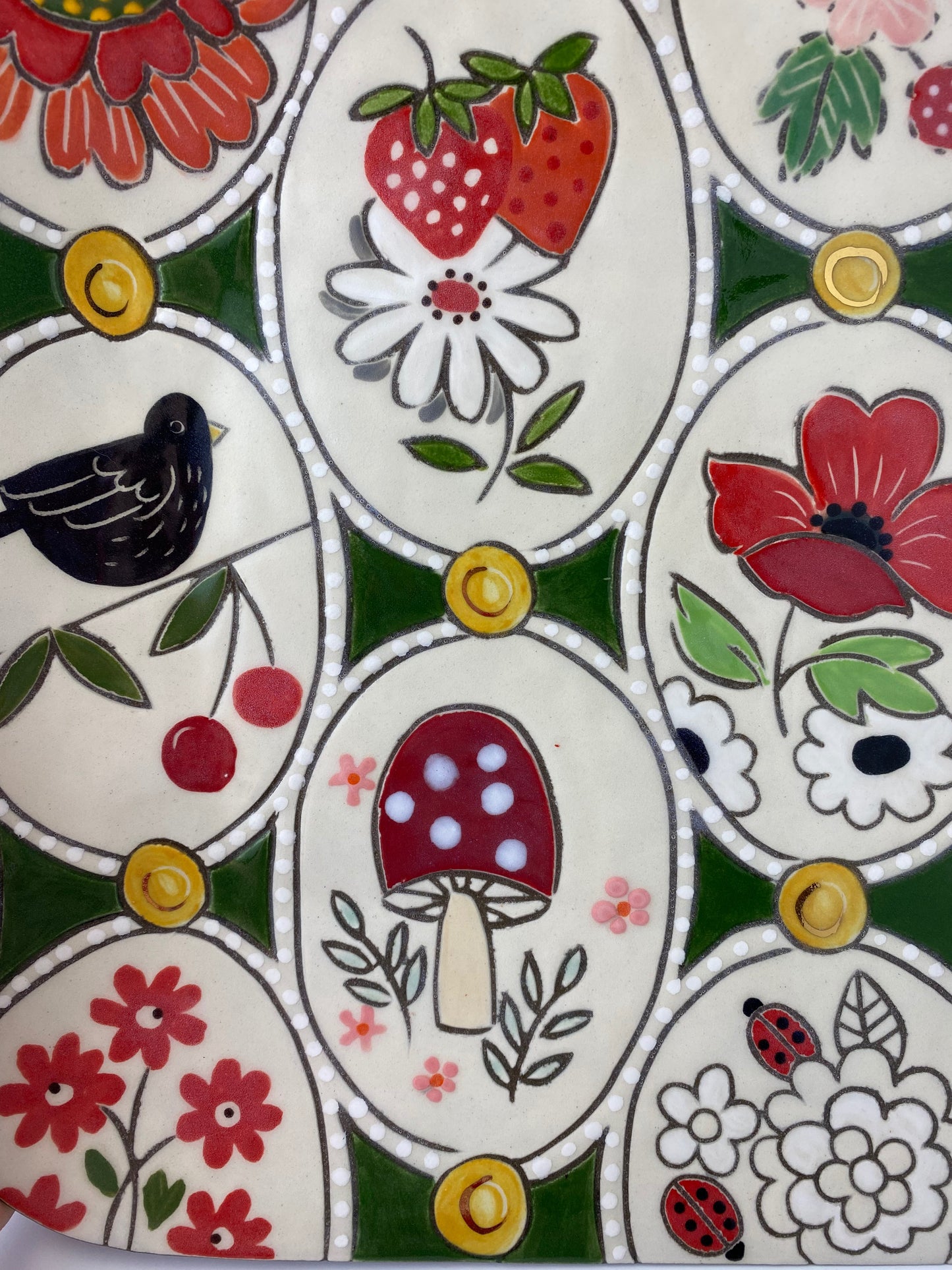 Handpainted Serving Platter