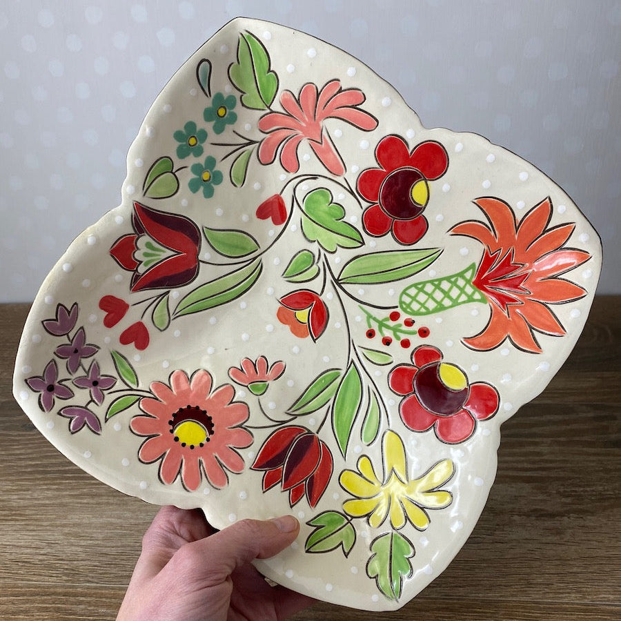 Handpainted Pottery Bowl