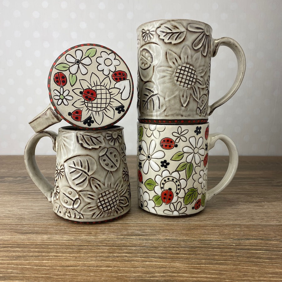 Assorted Ladybug Mugs