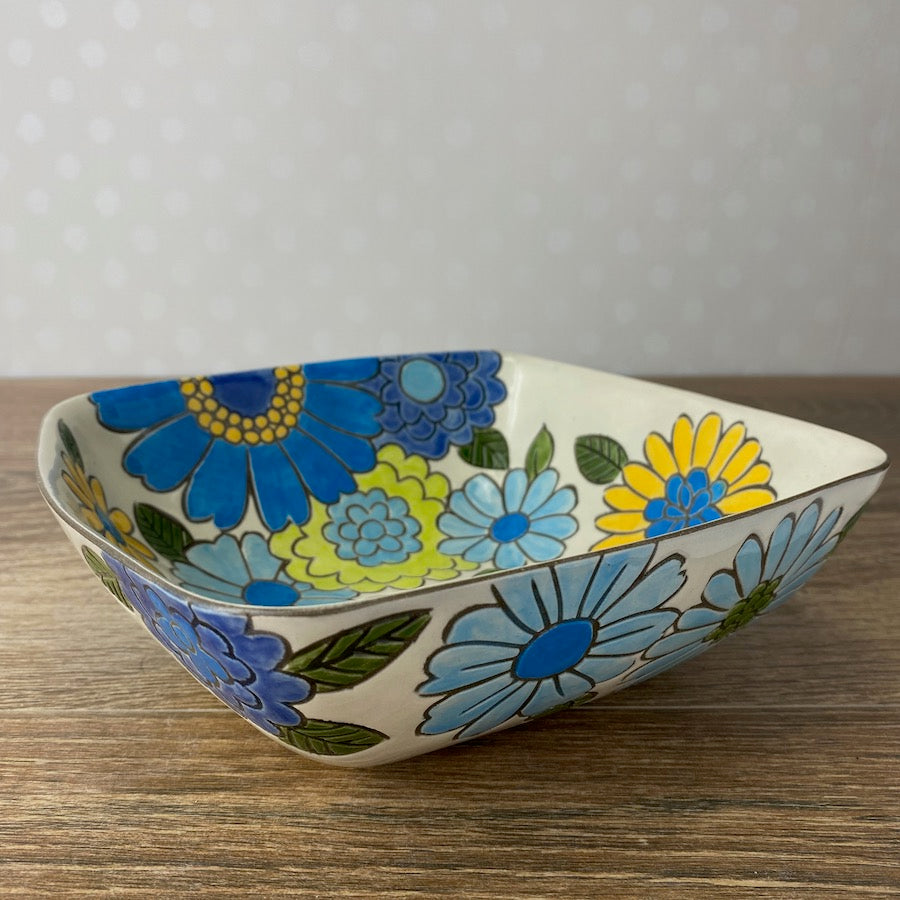 Flower Power Square Bowl