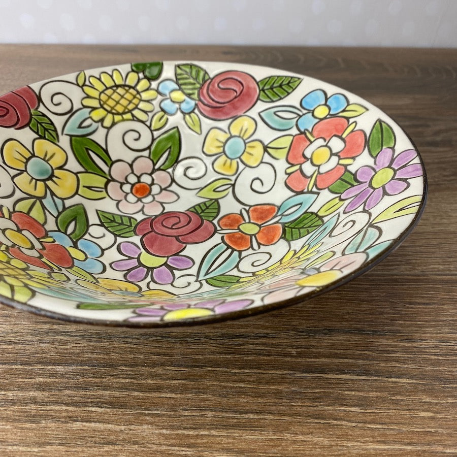 Floral Serving Bowl