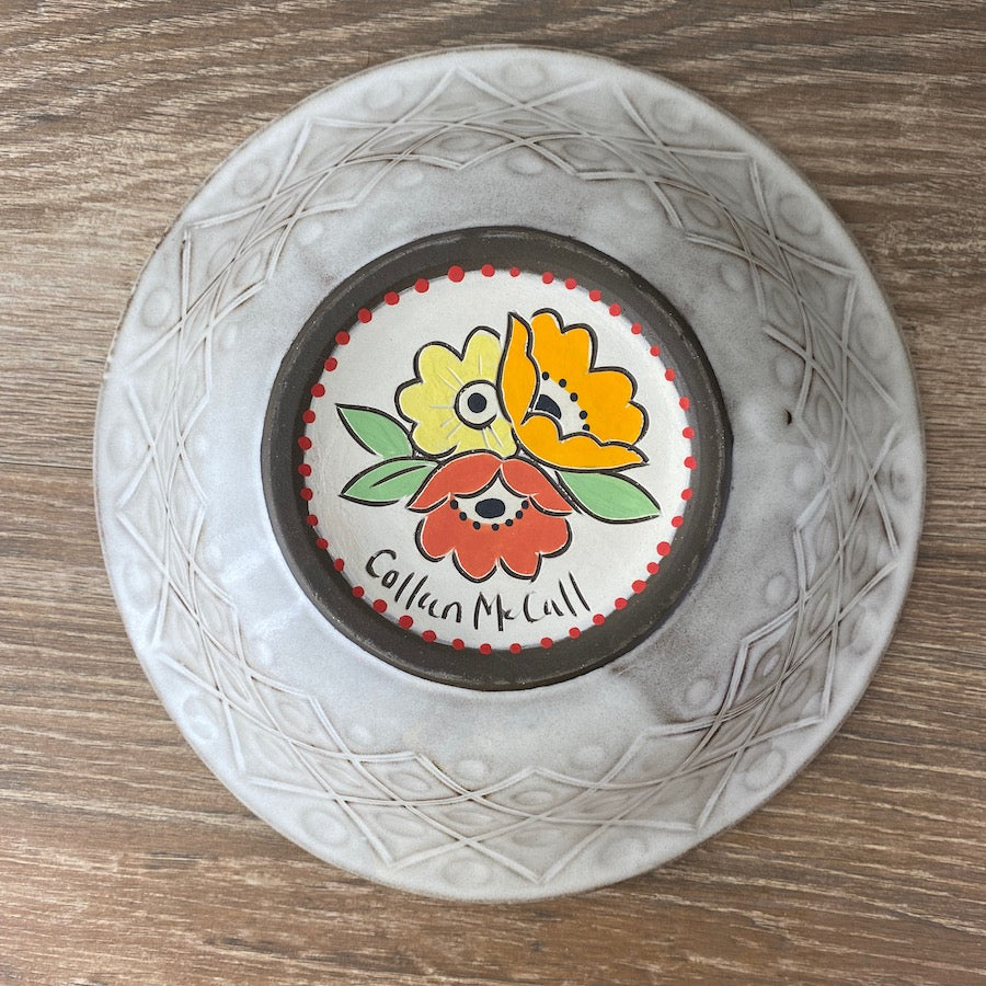 Hand Painted Serving Bowl