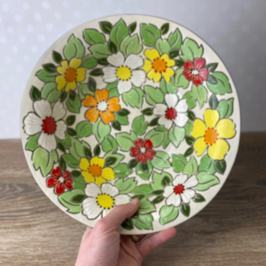 Hand Painted Serving Bowl