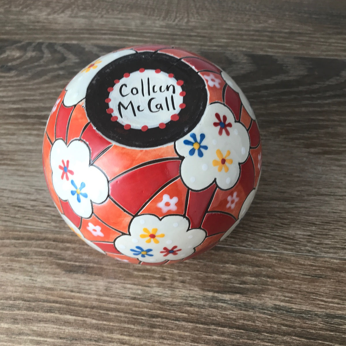 Round Flower Bomb Vase