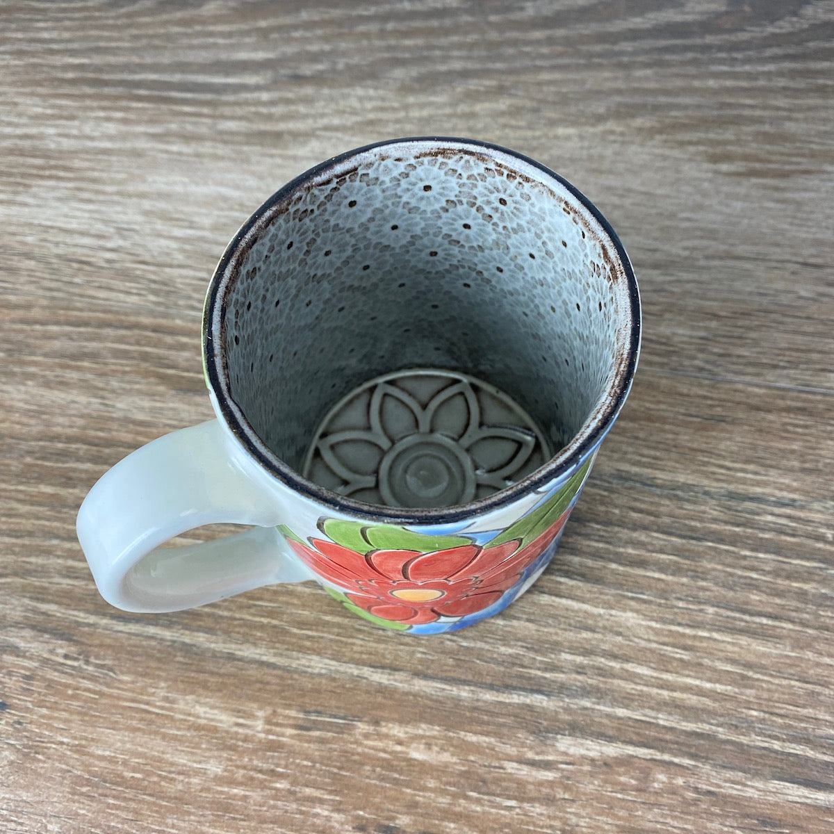 Artisan Coffee Mug | Plaid Floral