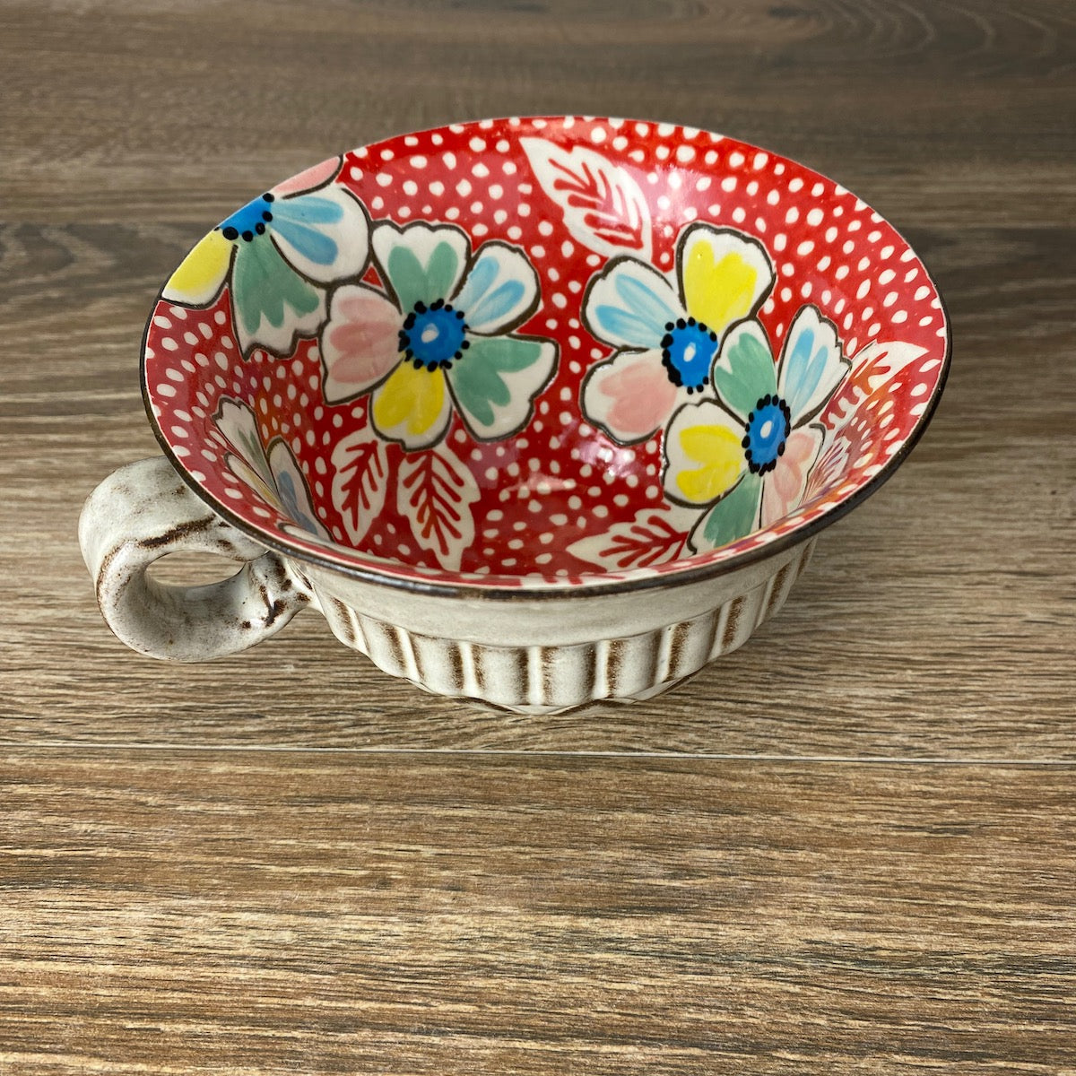 40's Floral Soup Bowl