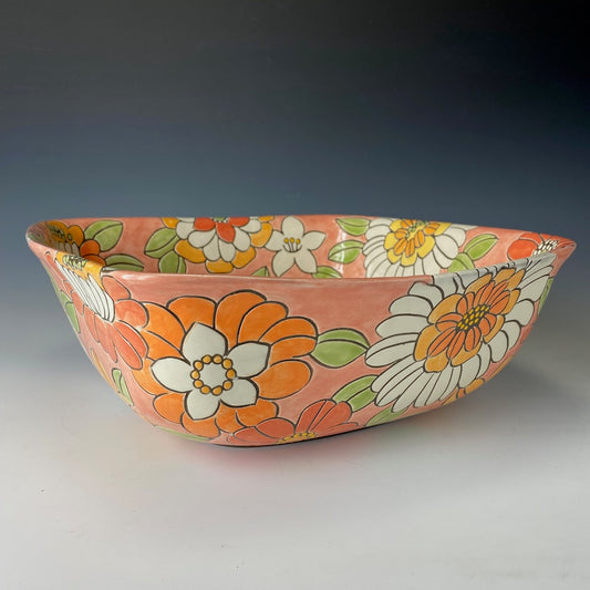 Flower Power Square Bowl