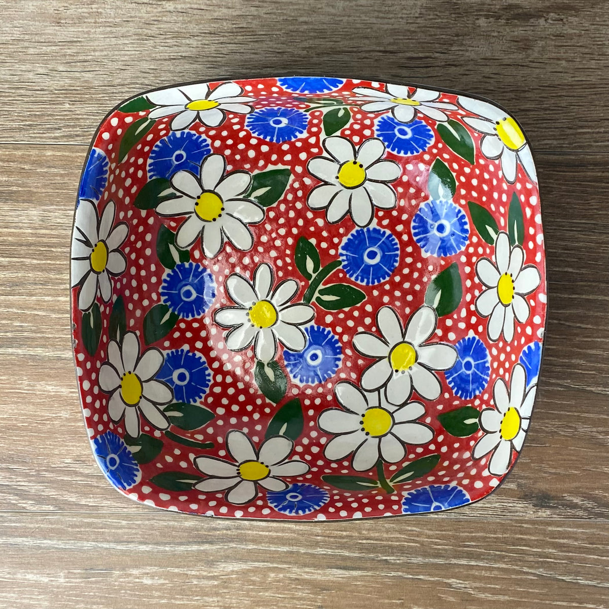 Modern Vintage Square Bowl