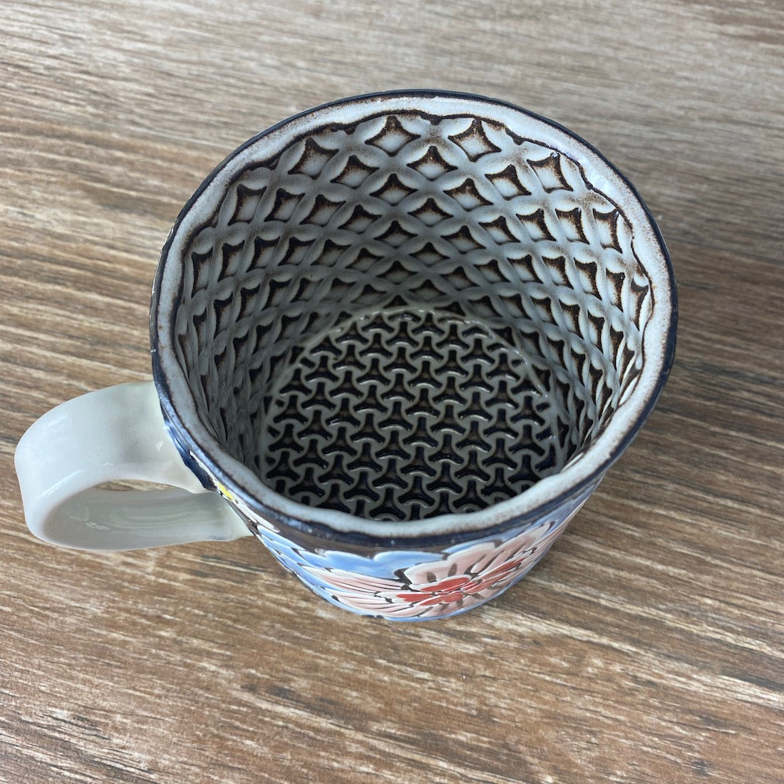 Handpainted Stoneware Mug | Multi-floral