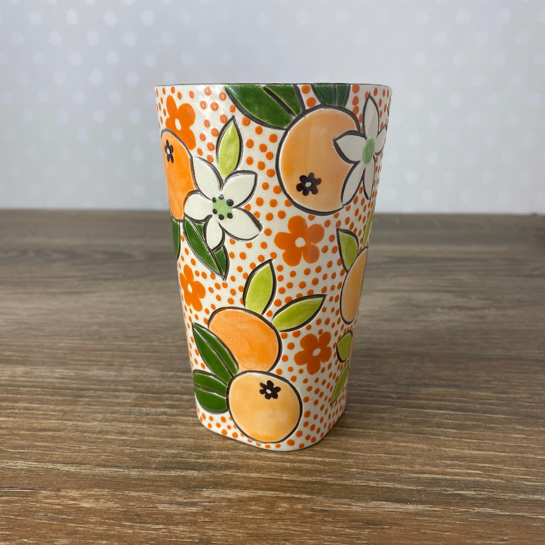 Handpainted Pottery Pints | Set of Four