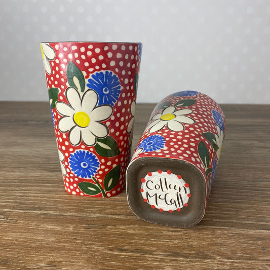 Hand Painted Tumbler | Pint Size | Assorted