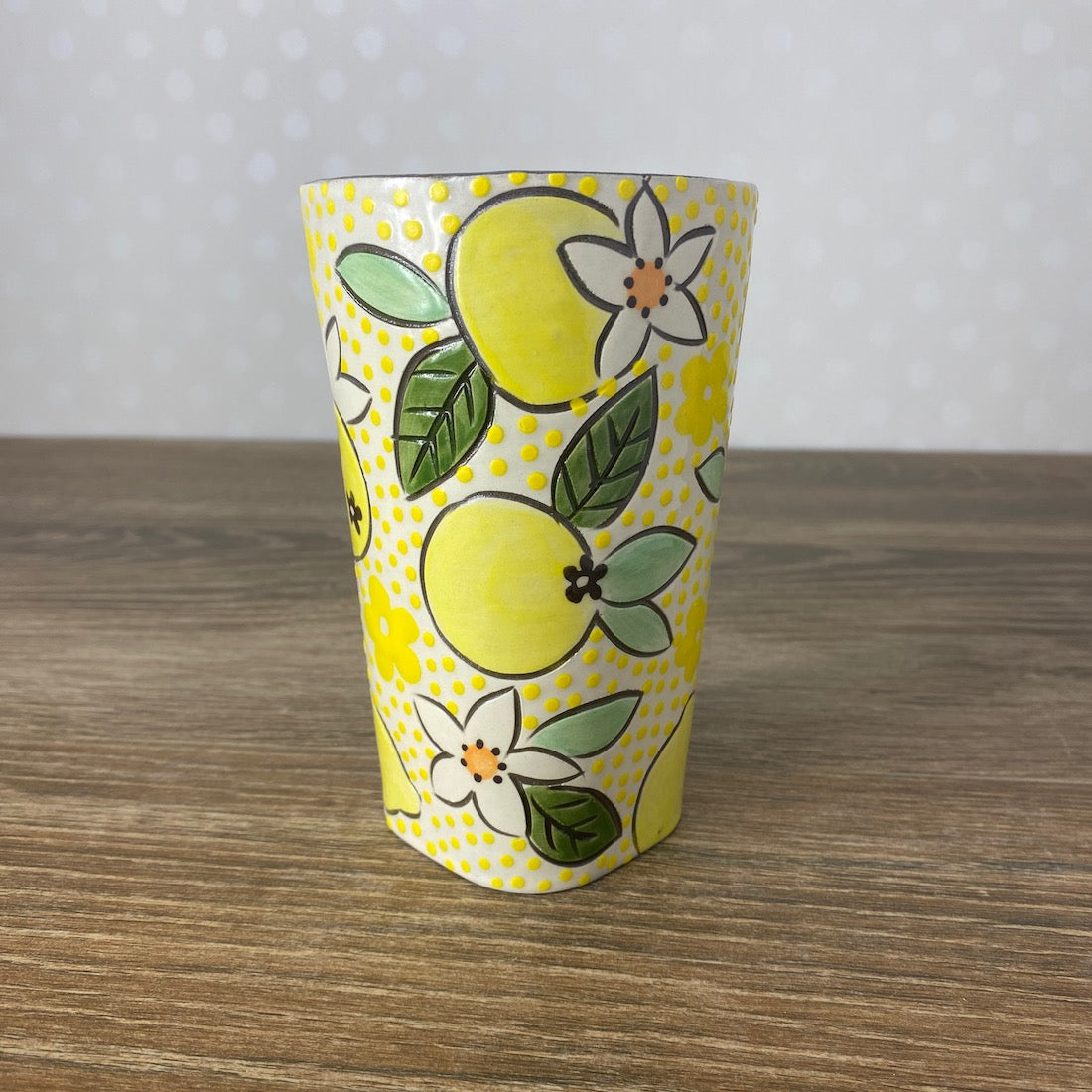 Handpainted Pottery Pints | Set of Four