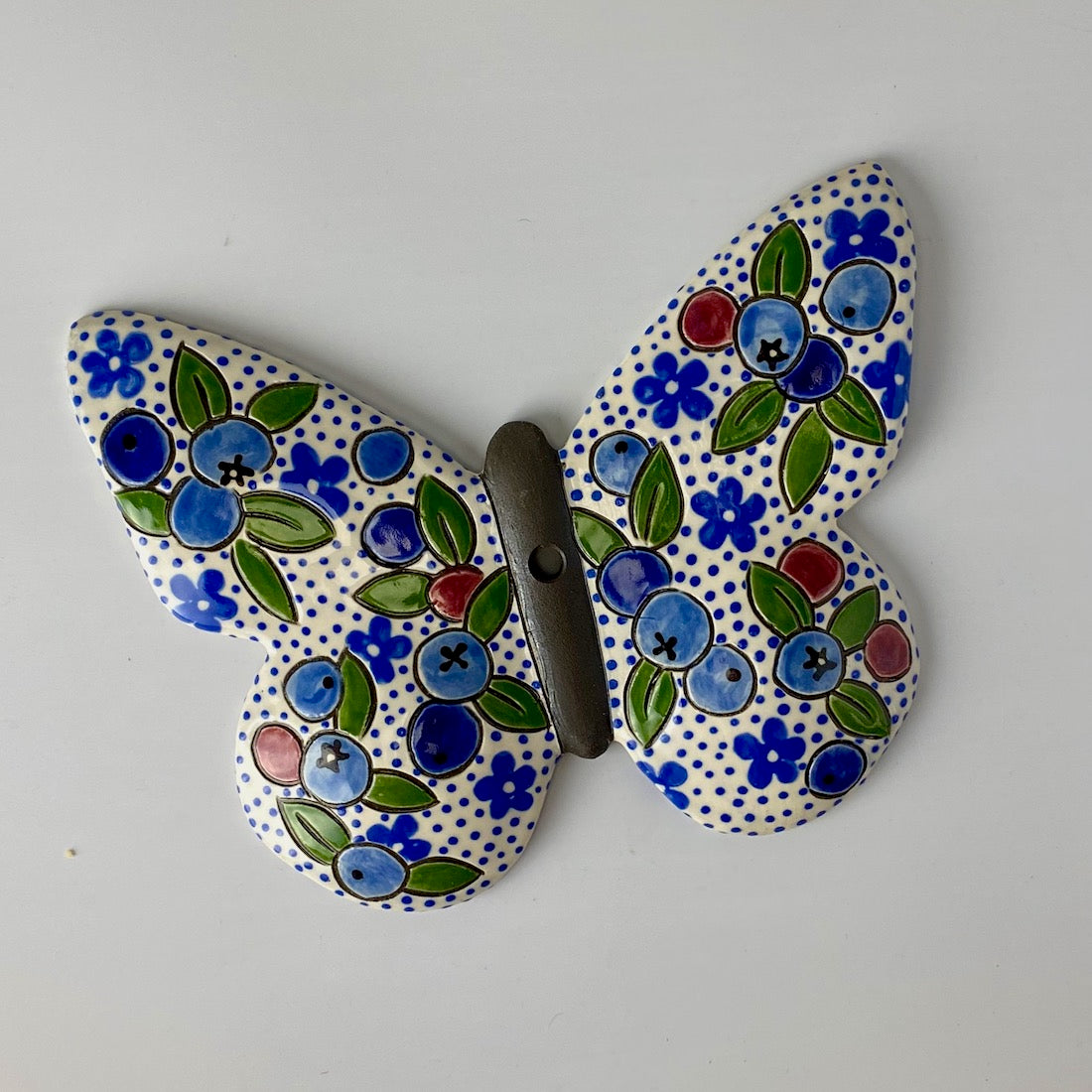 Handpainted Ceramic Butterfly | Wall Mount | Assorted