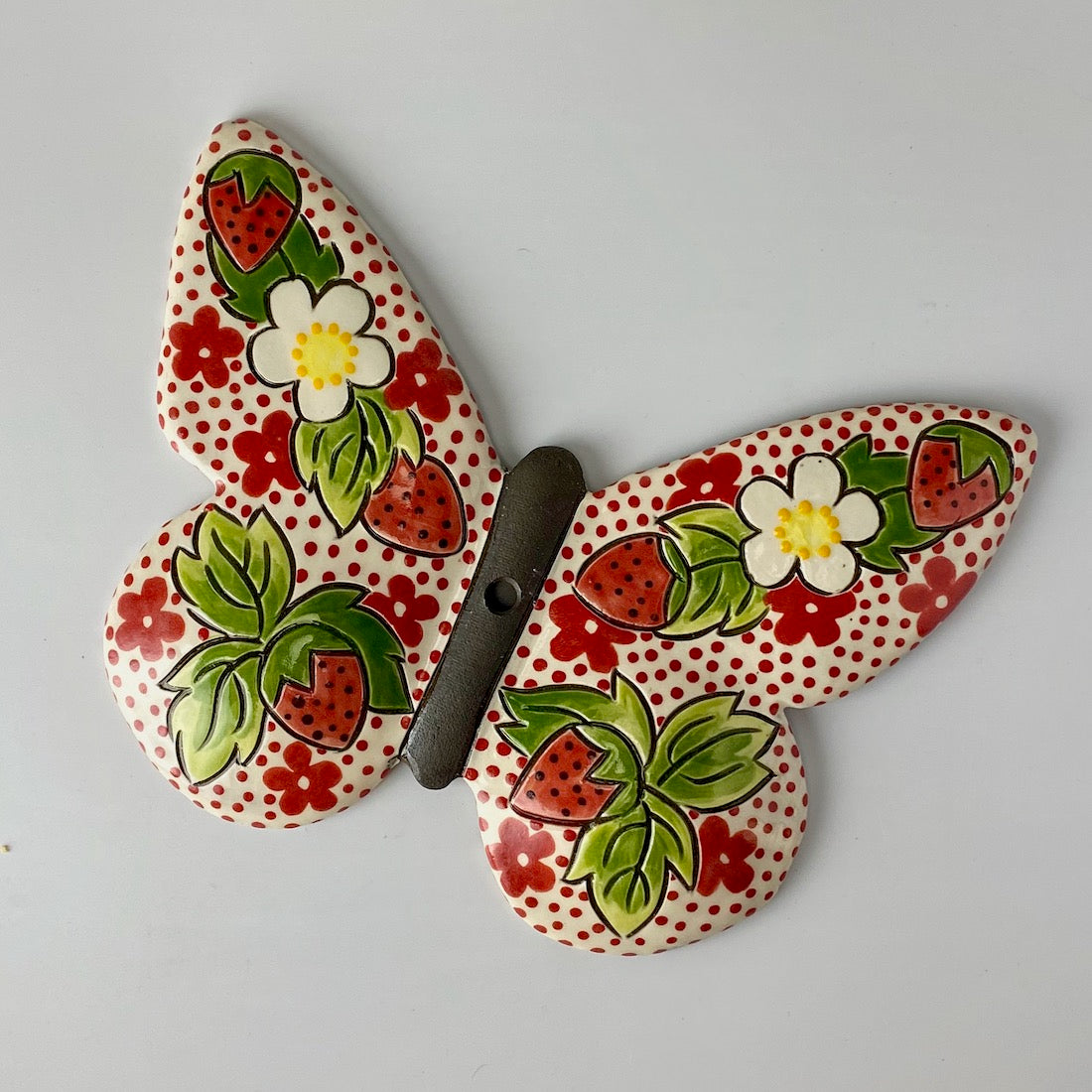 Handpainted Ceramic Butterfly | Wall Mount | Assorted