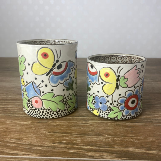 Butterfly and Flower Coffee Mug