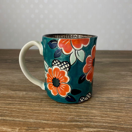 Vintage Floral Mug