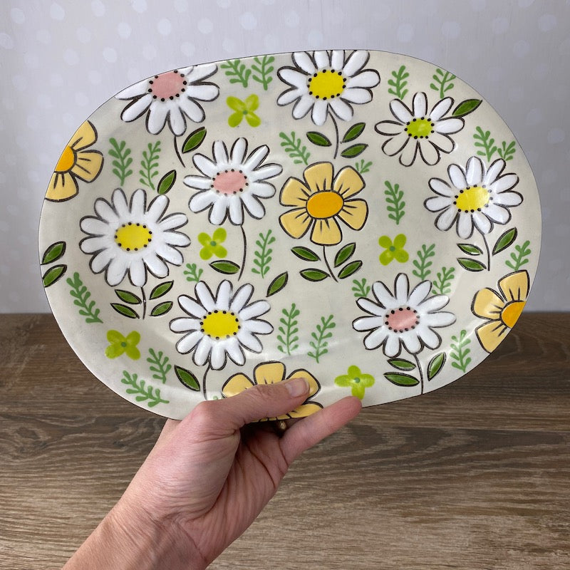 Daisy Platter or Plate