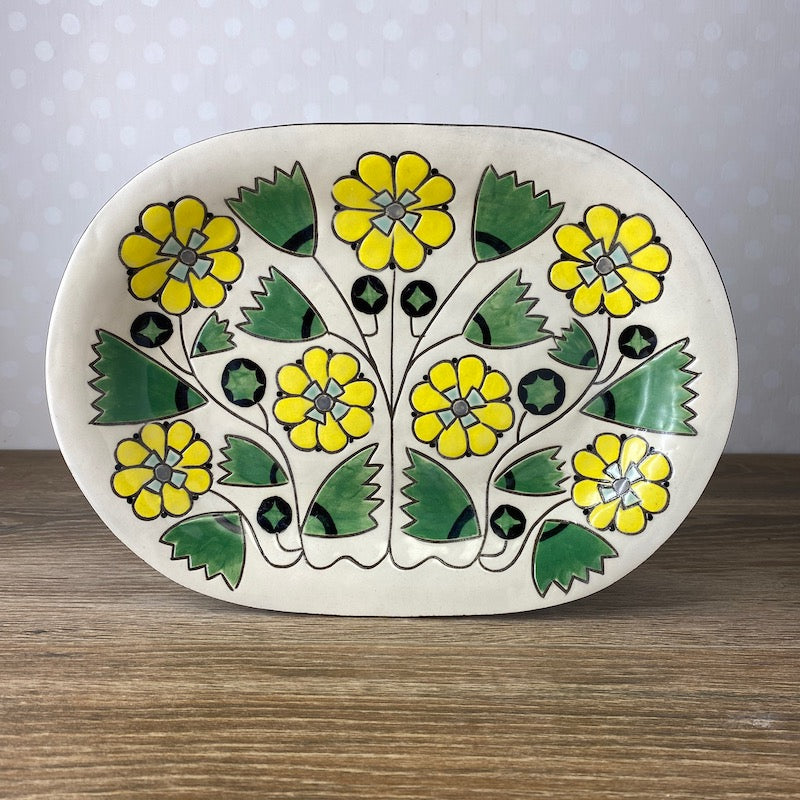 Hand Painted Small Platter or Plate