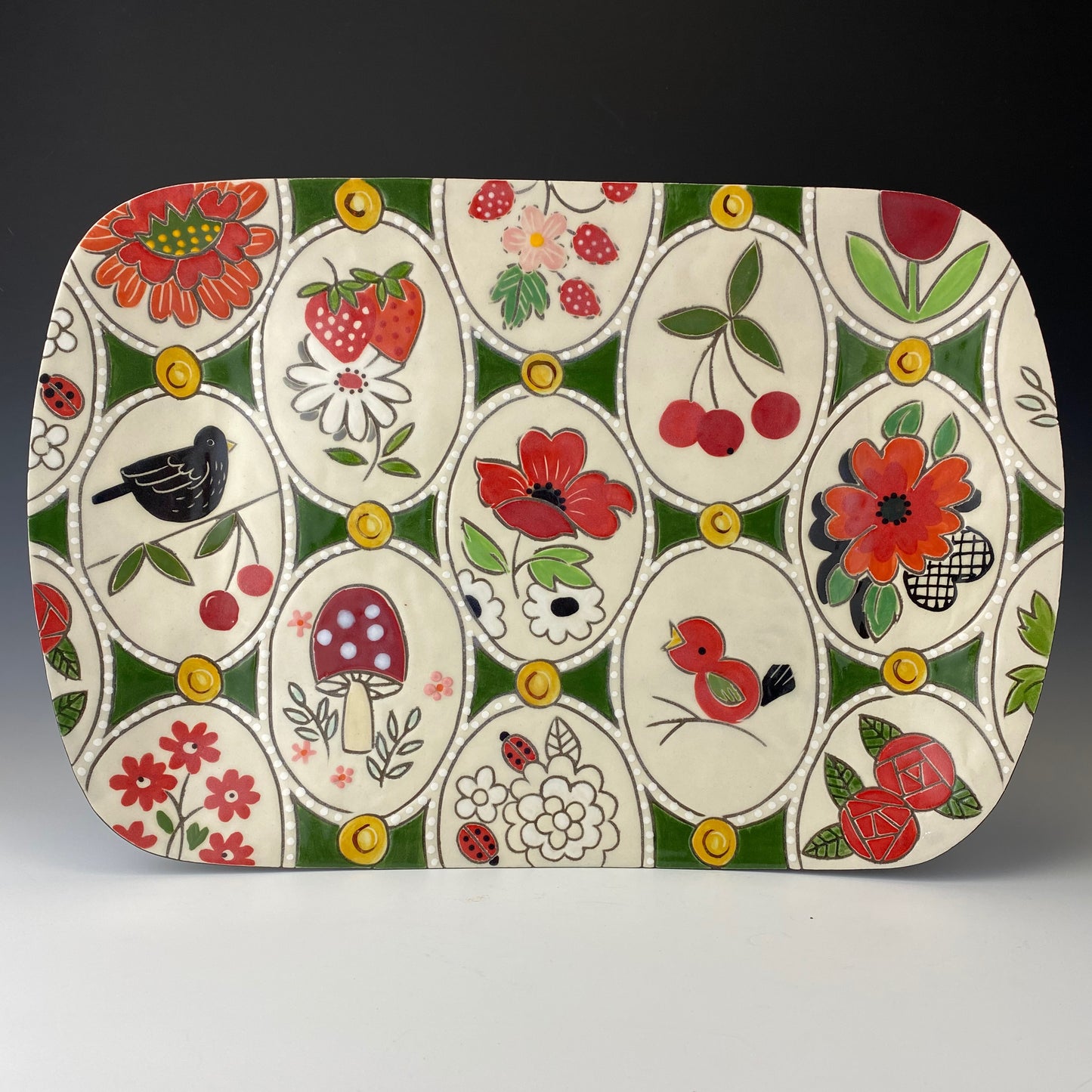 Handpainted Serving Platter