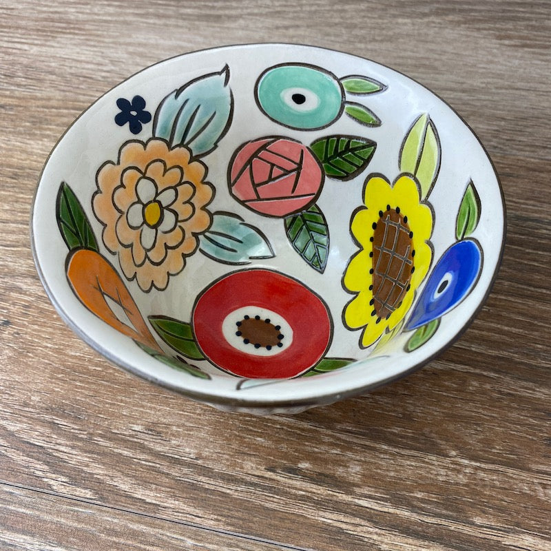 Mulit-Floral Mug Bowl