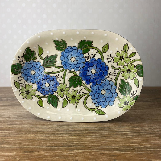 Blue Floral Plates