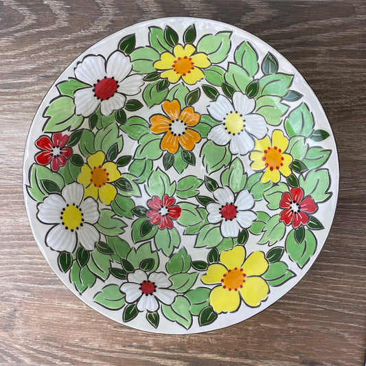 Hand Painted Serving Bowl