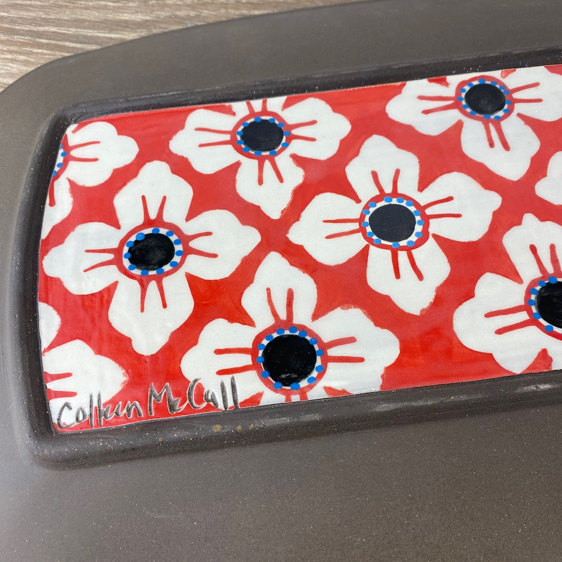 Colorful Stoneware Platter