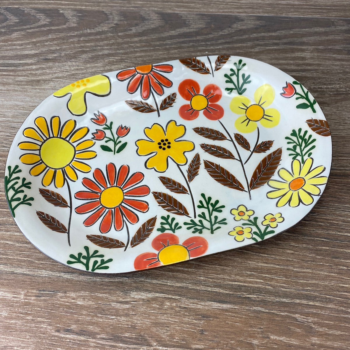 Hand Painted Small Platter | Plate