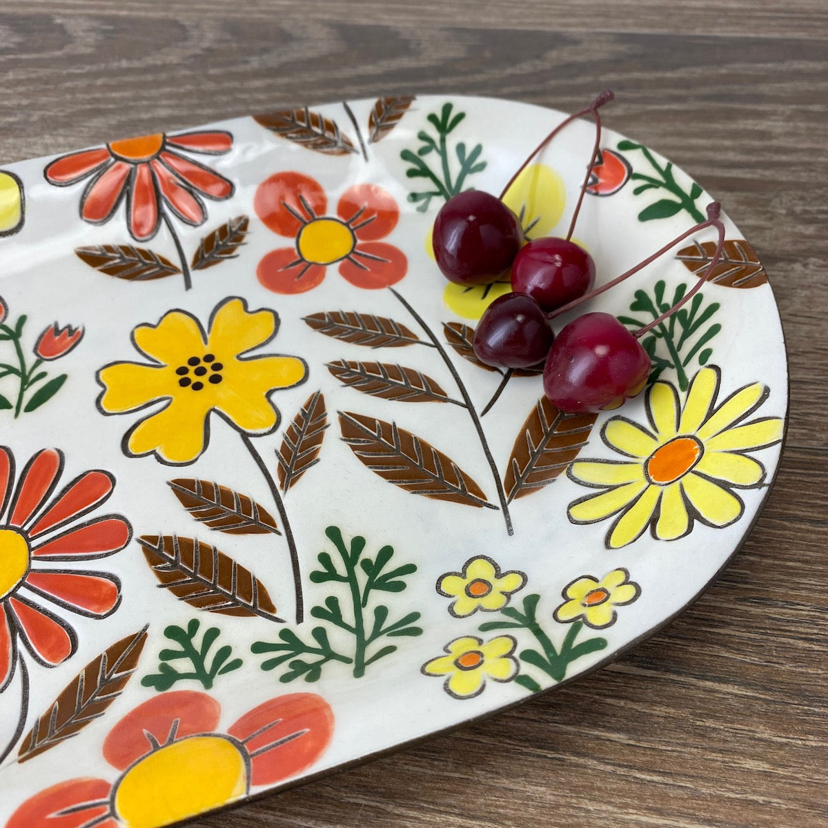 Hand Painted Small Platter | Plate