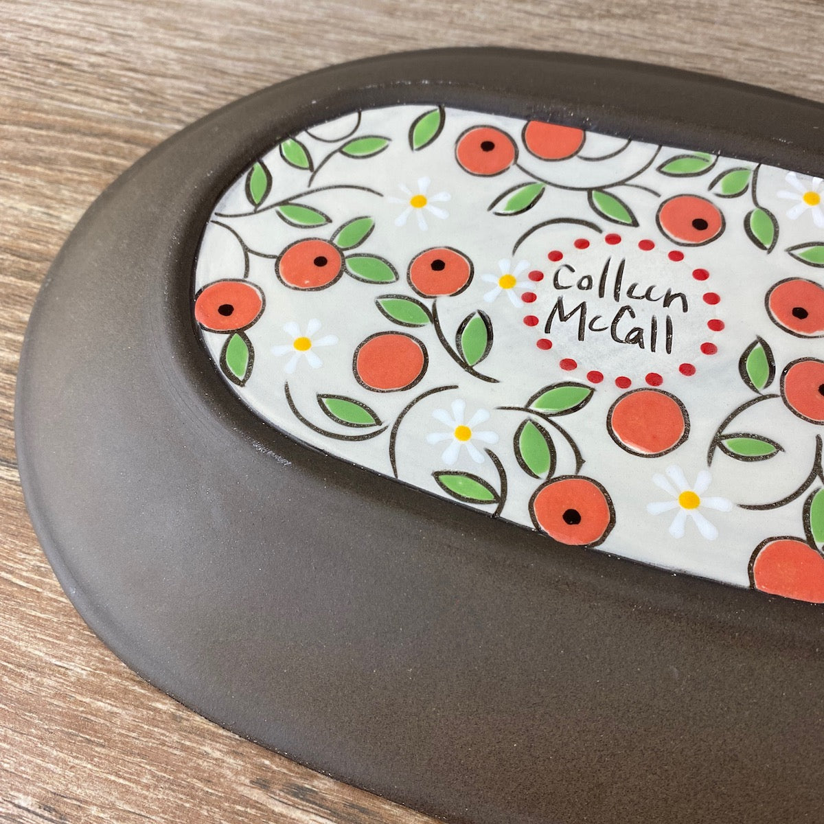 Vintage Floral Small Platter | Plate