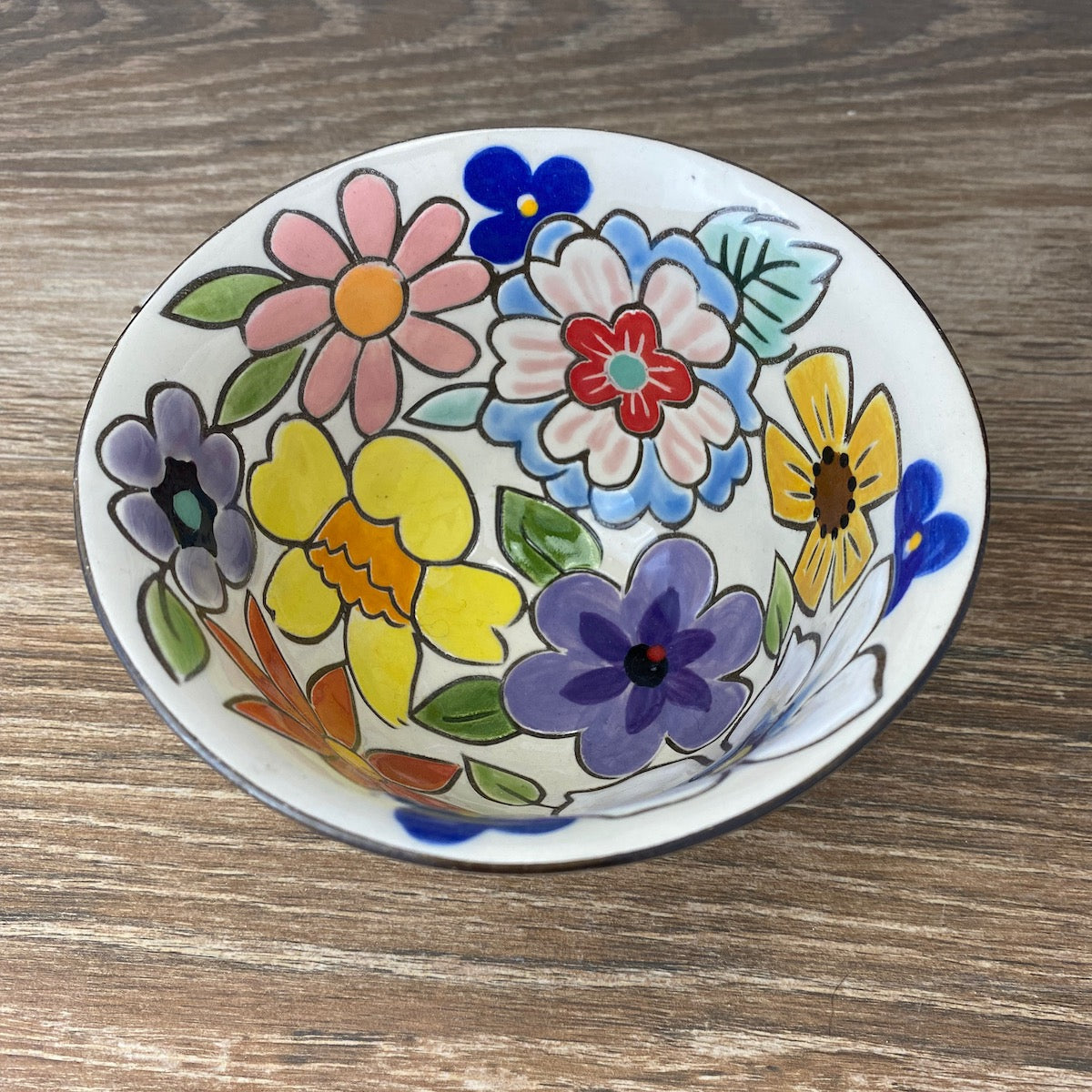 Mulit-Floral Mug Bowl