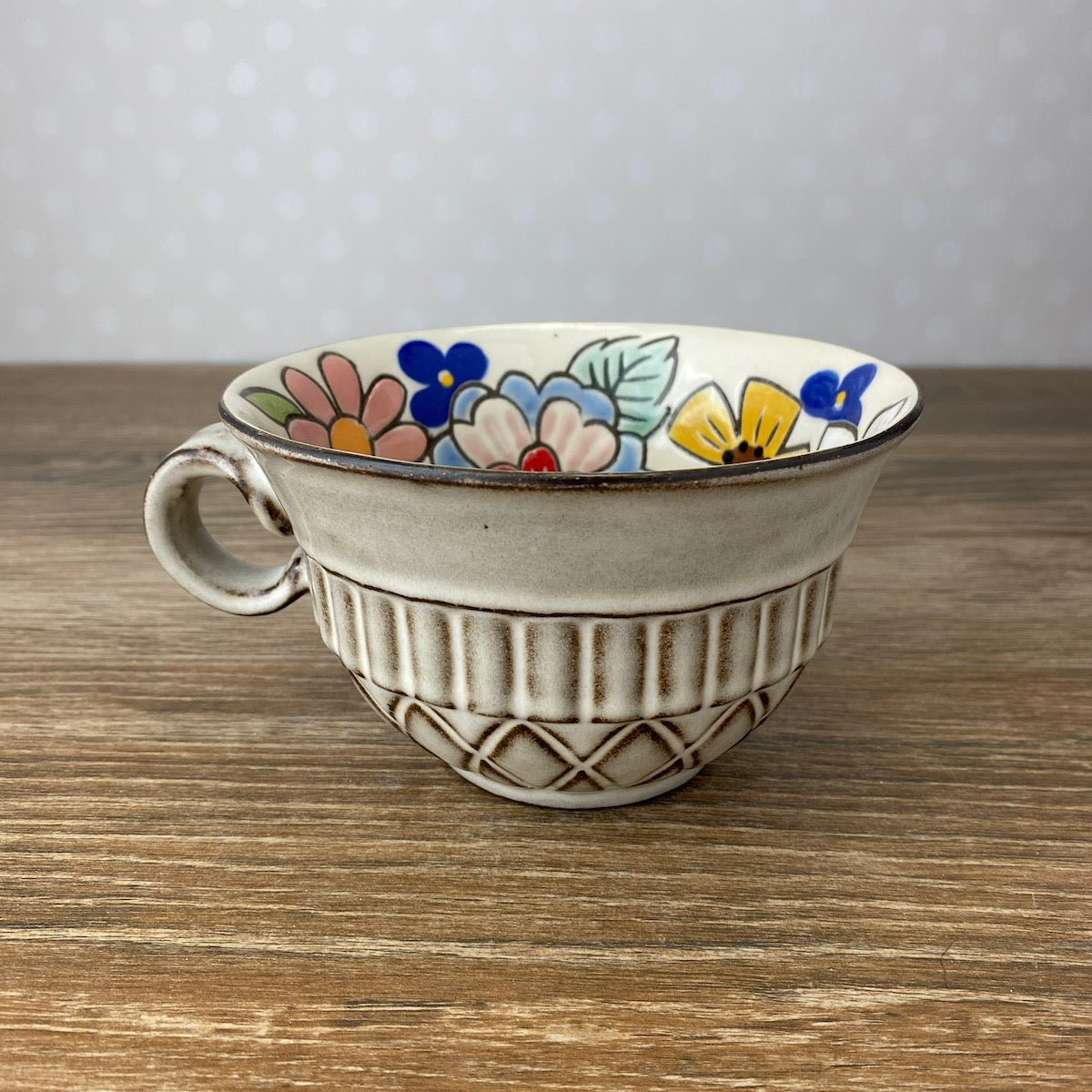 Mulit-Floral Mug Bowl