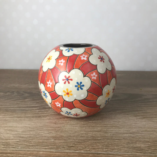 Round Flower Bomb Vase