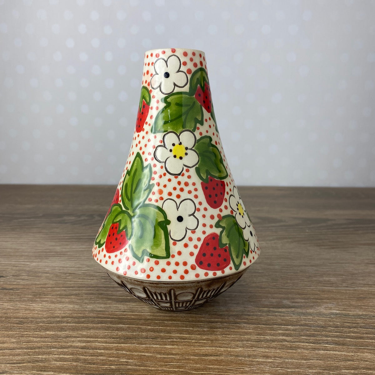 Strawberry Flower Vase