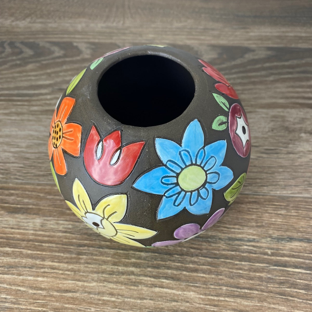 Velvet Round Vase