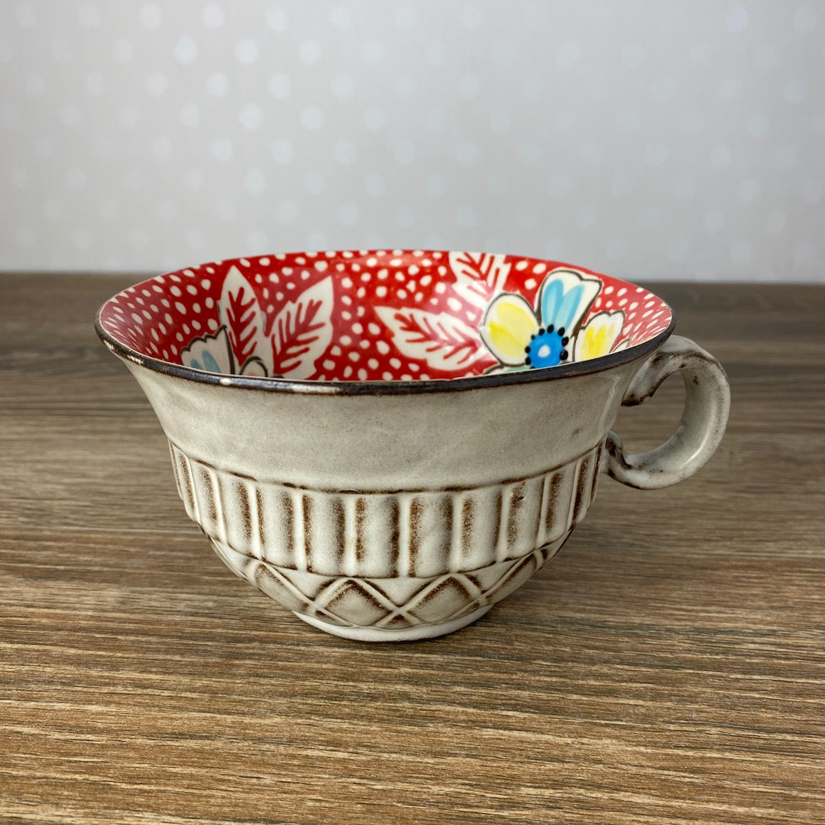 40's Floral Soup Bowl