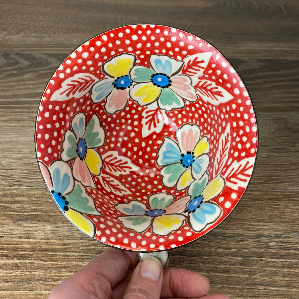 40's Floral Soup Bowl