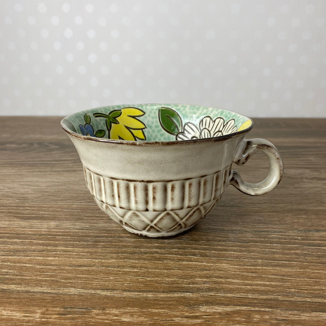 Hand Painted Soup Bowl | Multi-Floral Daffodils