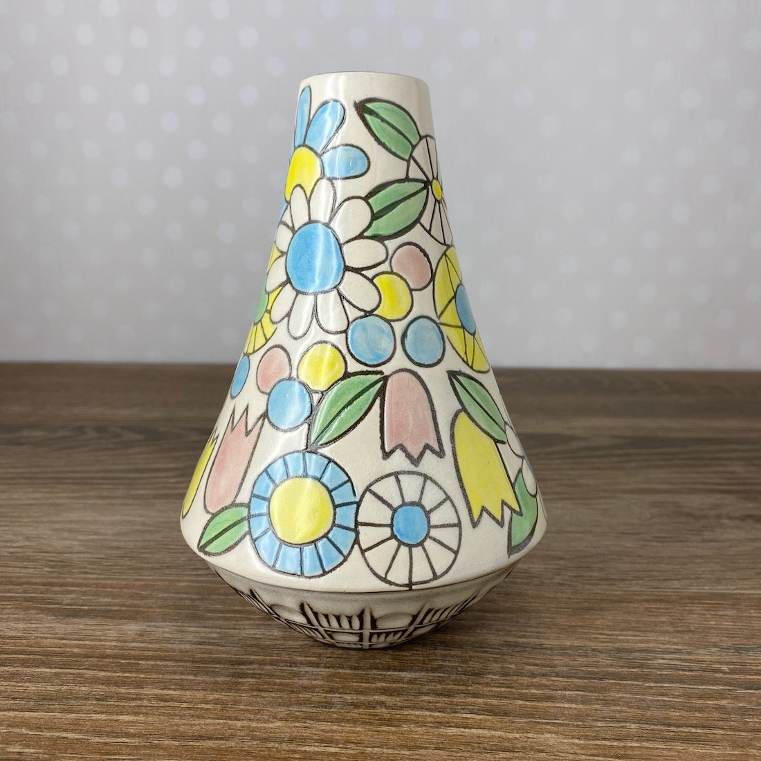 Pastel Floral Vase