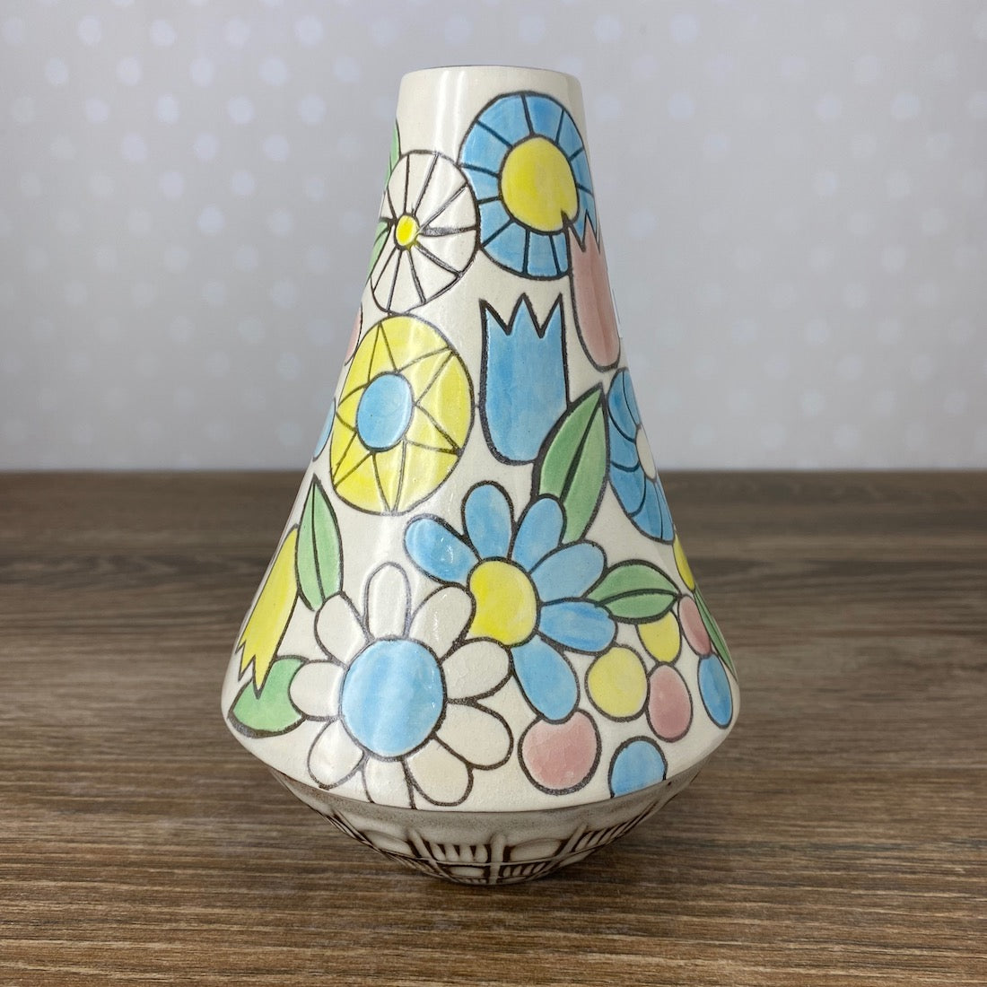 Pastel Floral Vase