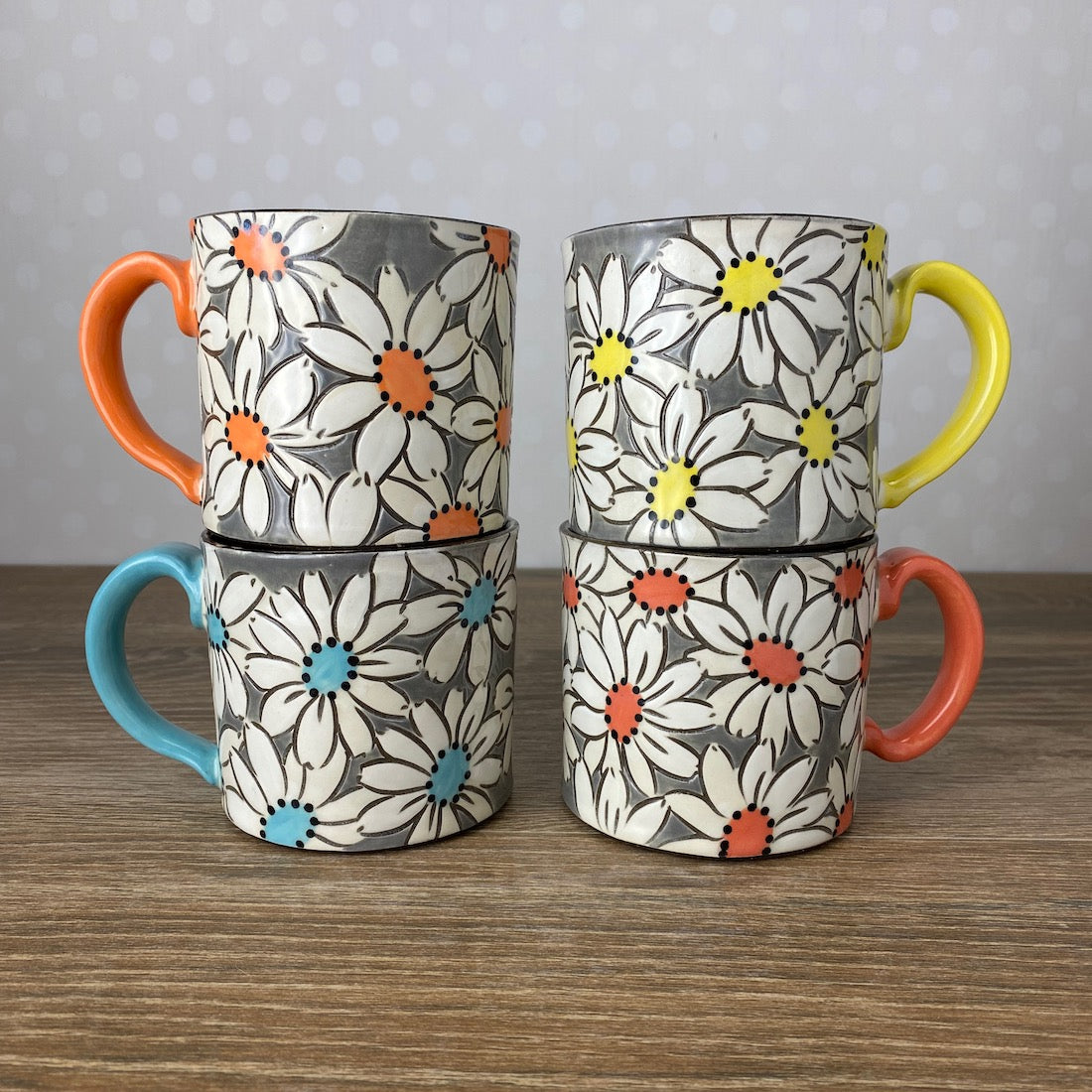 Artisan Coffee Mug | Daisies