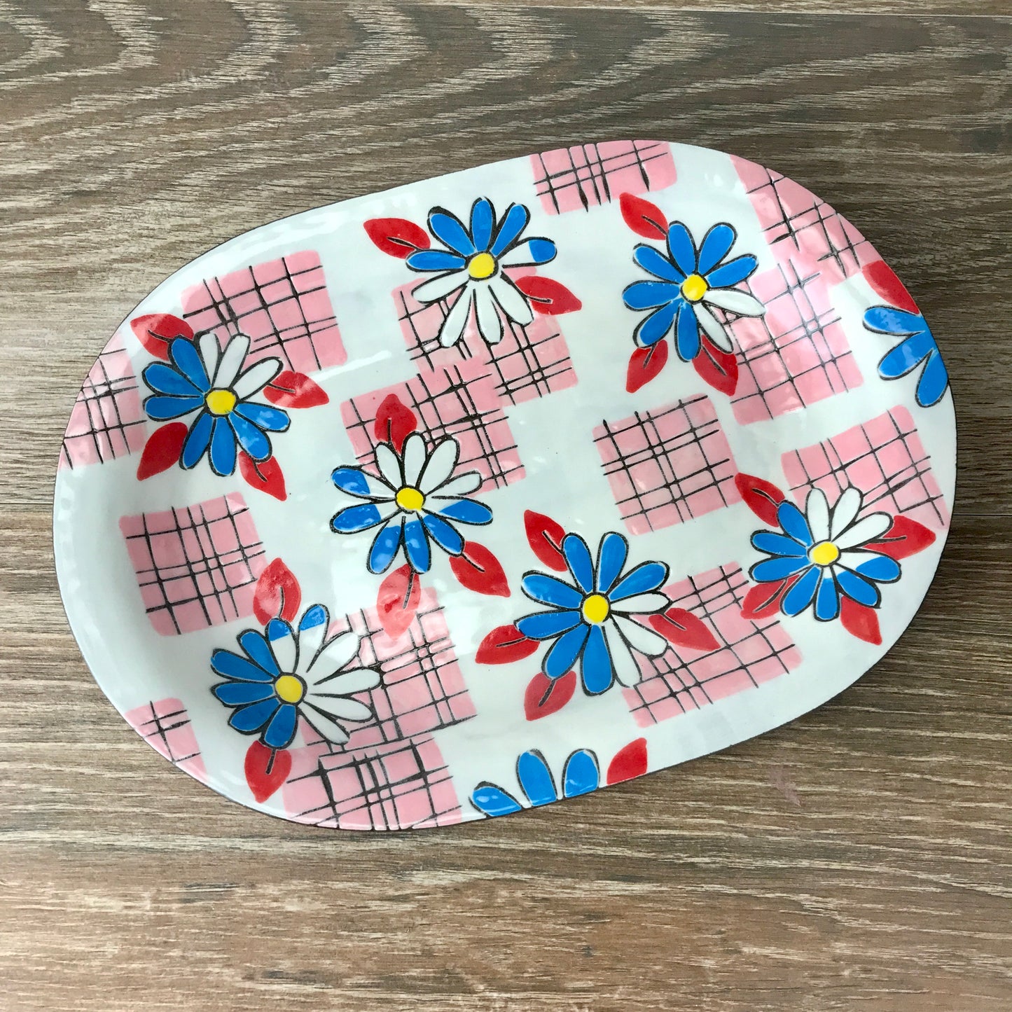 Retro Small Platter or Plate