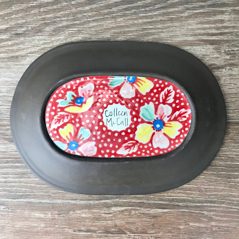 Retro Small Platter or Plate